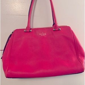 Pink Kate Spade Purse! Barbie core! Fun!